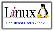 Linux
Counter - Registered User #267976